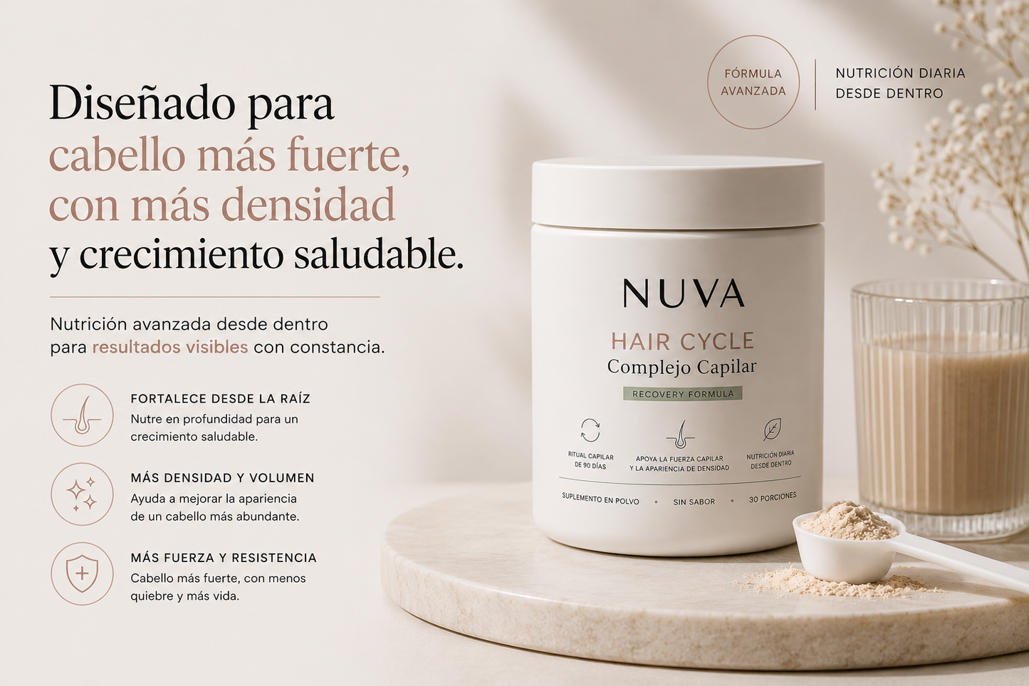 Hair Cycle — Complejo Capilar — Recovery Formula